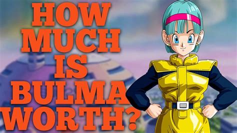 dbz net worth|bulma net worth dbz.